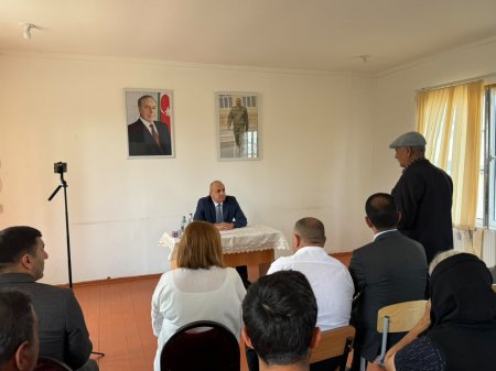 Laçın Rayon İcra Hakimiyyətinin başçısı Aqil Nəzərlinin növbəti görüşü-səyyar qəbulu Tərtər rayonunda keçirildi. 01.07.2026