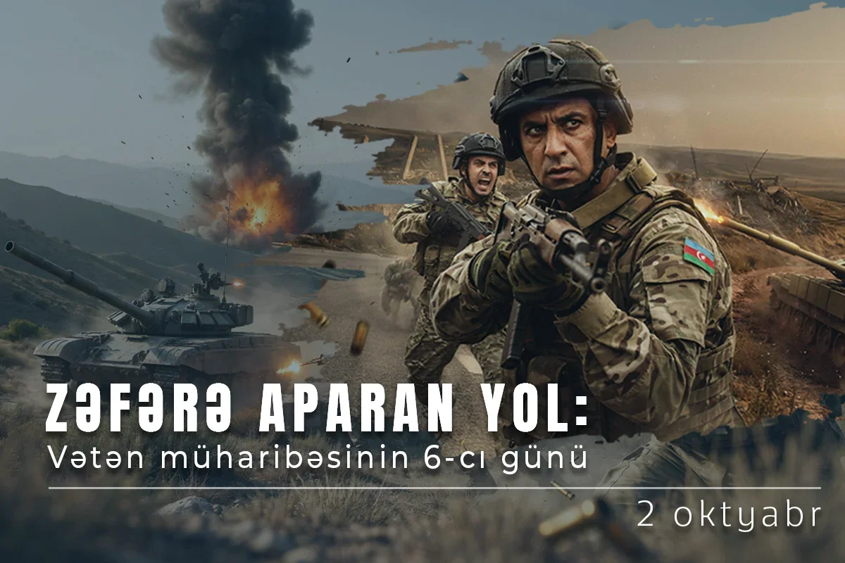 Vətən müharibəsinin altıncı günü - Düşmənin döyüş bayrağı ələ keçirilir